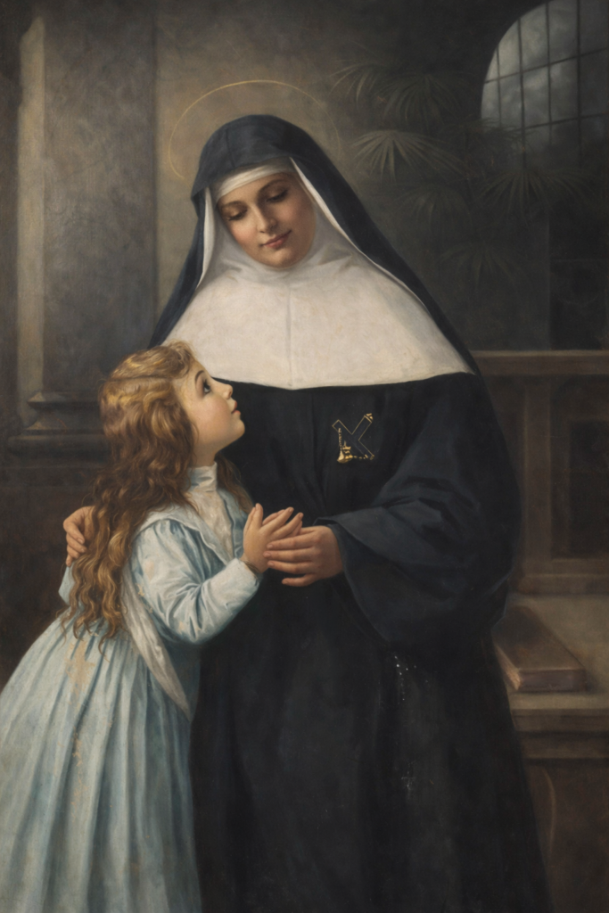 Juana de Lestonnac - Pintura de la M. Margarita Toro, ODN